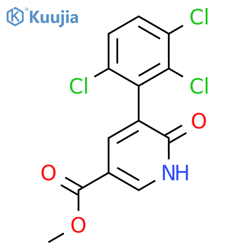 Methyl 6-hydroxy-5-(2,3,6-trichlorophenyl)nicotinate structure
