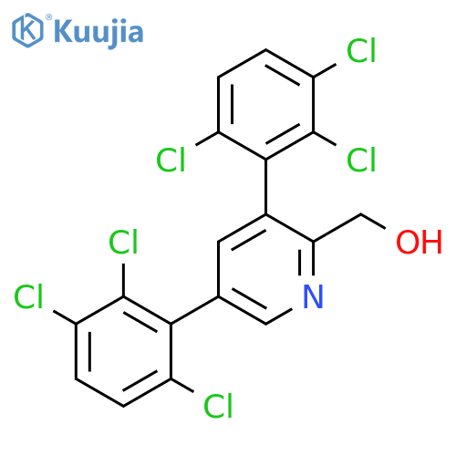 3,5-Bis(2,3,6-trichlorophenyl)pyridine-2-methanol structure
