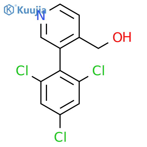 3-(2,4,6-Trichlorophenyl)pyridine-4-methanol structure