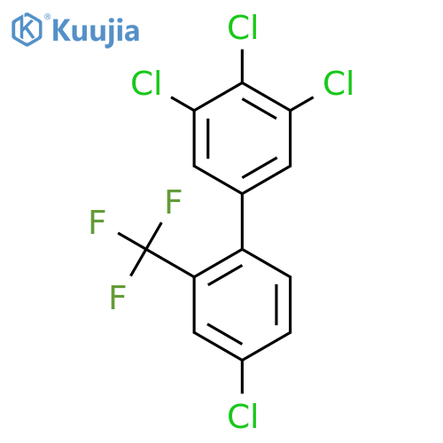 3,4,5,4'-Tetrachloro-2'-(trifluoromethyl)biphenyl structure