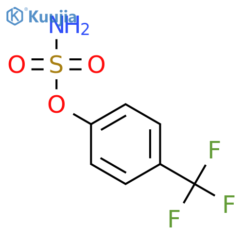 4-(trifluoromethyl)phenyl sulfamate structure