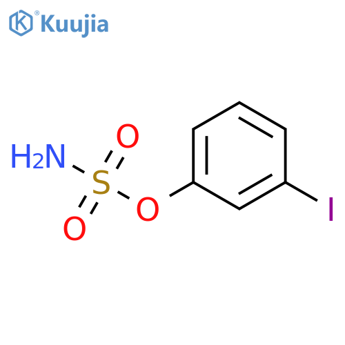 Sulfamic acid, 3-iodophenyl ester structure