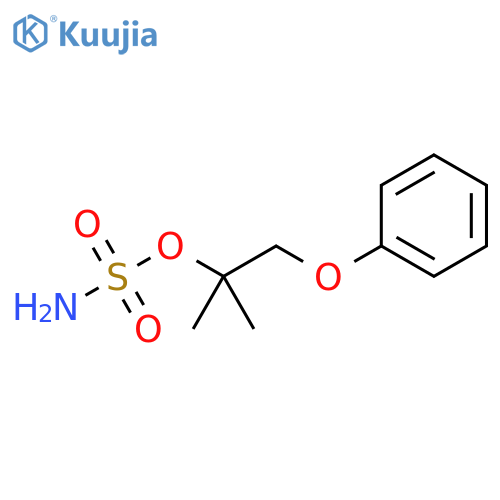 Sulfamic acid, 1,1-dimethyl-2-phenoxyethyl ester structure
