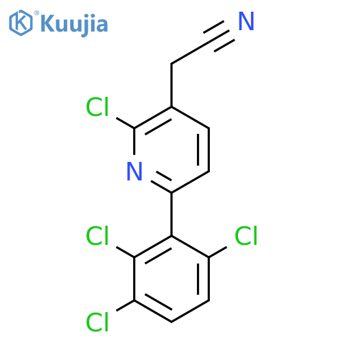 2-Chloro-6-(2,3,6-trichlorophenyl)pyridine-3-acetonitrile structure