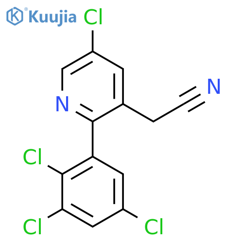 5-Chloro-2-(2,3,5-trichlorophenyl)pyridine-3-acetonitrile structure
