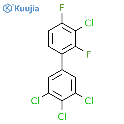 2,4-Difluoro-3,3',4',5'-tetrachlorobiphenyl structure