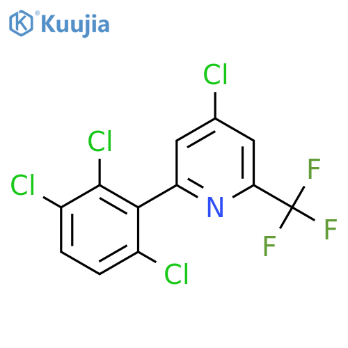 4-Chloro-2-(2,3,6-trichlorophenyl)-6-(trifluoromethyl)pyridine structure
