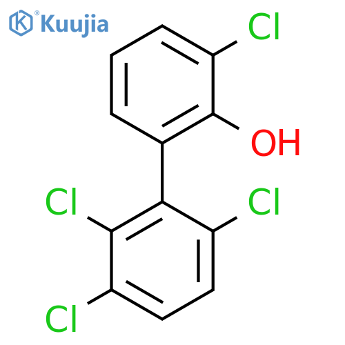 2-Hydroxy-3,2',3',6'-tetrachlorobiphenyl structure