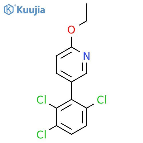 2-Ethoxy-5-(2,3,6-trichlorophenyl)pyridine structure