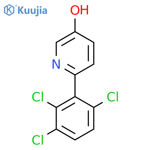 5-Hydroxy-2-(2,3,6-trichlorophenyl)pyridine structure