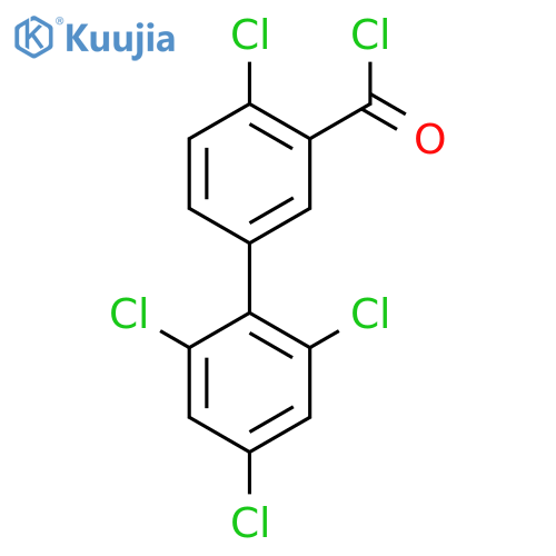 4,2',4',6'-Tetrachlorobiphenyl-3-carbonyl chloride structure