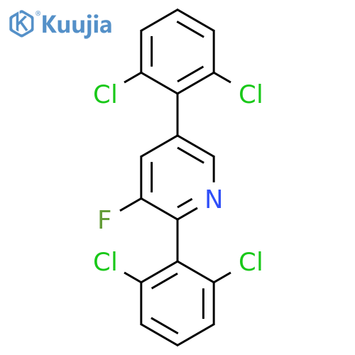 2,5-Bis(2,6-dichlorophenyl)-3-fluoropyridine structure