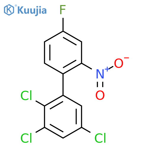 4'-Fluoro-2'-nitro-2,3,5-trichlorobiphenyl structure