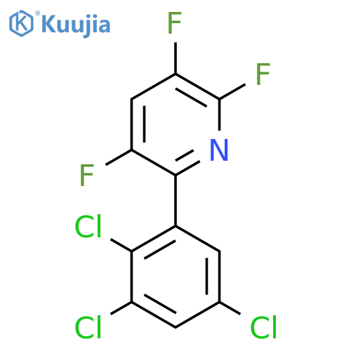 6-(2,3,5-Trichlorophenyl)-2,3,5-trifluoropyridine structure