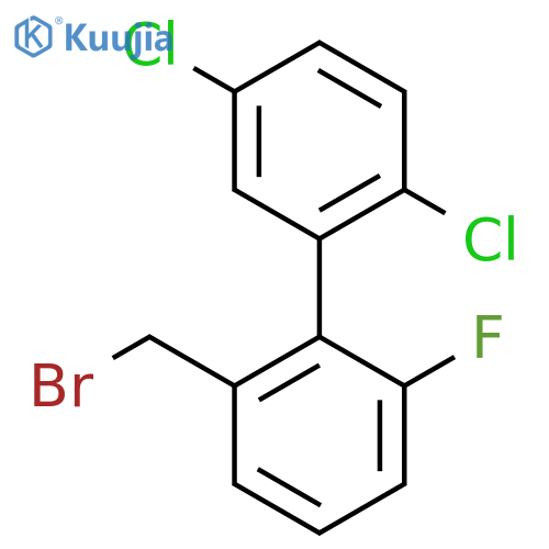 2'-Bromomethyl-2,5-dichloro-6'-fluoro-biphenyl structure
