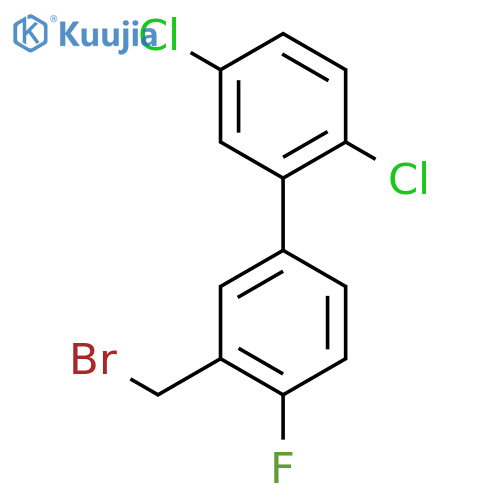 3'-Bromomethyl-2,5-dichloro-4'-fluoro-biphenyl structure