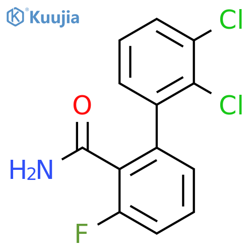 2',3'-Dichloro-3-fluoro-biphenyl-2-carboxylic acid amide structure