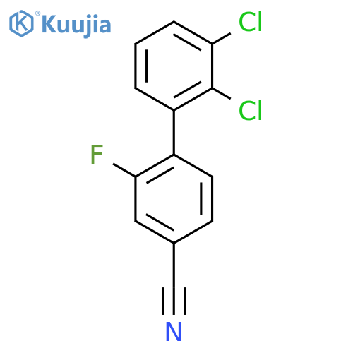 2',3'-Dichloro-2-fluoro-biphenyl-4-carbonitrile structure