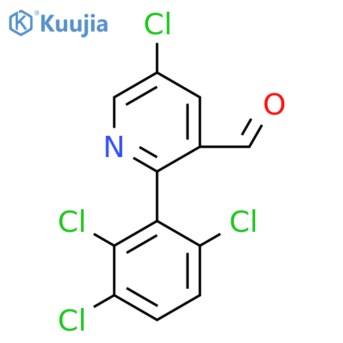 5-Chloro-2-(2,3,6-trichlorophenyl)nicotinaldehyde structure