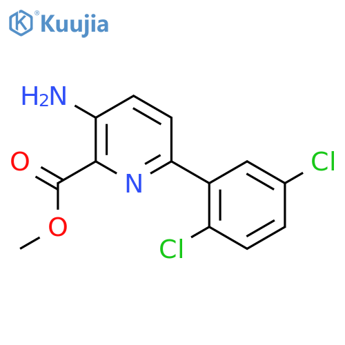 Methyl 3-amino-6-(2,5-dichlorophenyl)picolinate structure