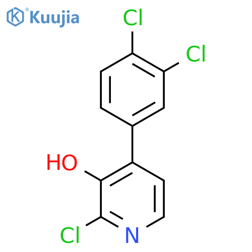 2-Chloro-4-(3,4-dichlorophenyl)-3-hydroxypyridine structure