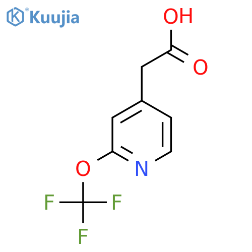 2-(Trifluoromethoxy)pyridine-4-acetic acid structure