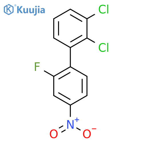 2,3-Dichloro-2'-fluoro-4'-nitro-biphenyl structure
