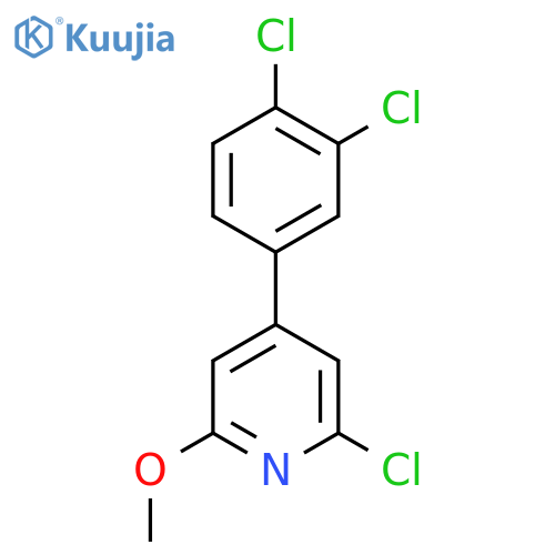2-Chloro-4-(3,4-dichlorophenyl)-6-methoxypyridine structure