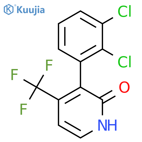 3-(2,3-Dichlorophenyl)-2-hydroxy-4-(trifluoromethyl)pyridine structure
