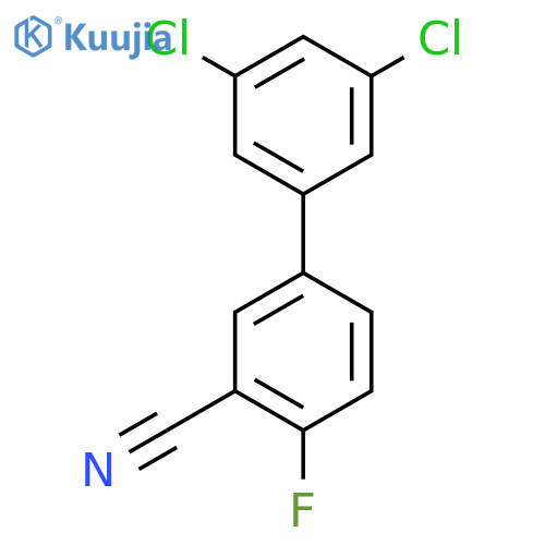 3',5'-Dichloro-4-fluoro-biphenyl-3-carbonitrile structure