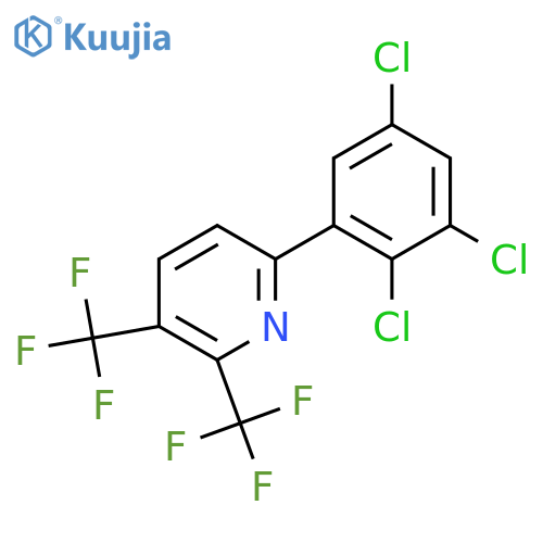 2,3-Bis(trifluoromethyl)-6-(2,3,5-trichlorophenyl)pyridine structure