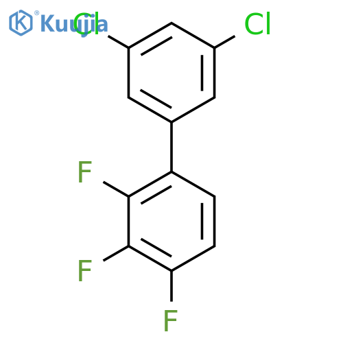 3',5'-Dichloro-2,3,4-trifluoro-biphenyl structure
