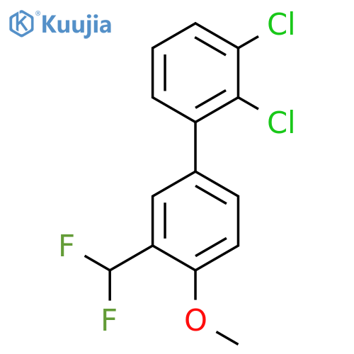 3'-Difluoromethyl-2,3-dichloro-4'-methoxy-biphenyl structure