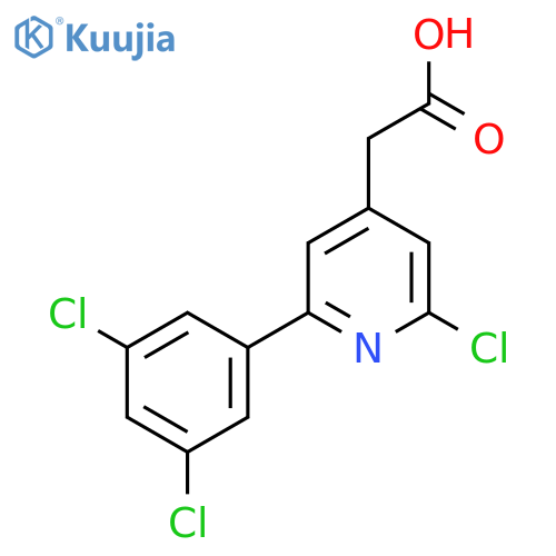 2-Chloro-6-(3,5-dichlorophenyl)pyridine-4-acetic acid structure