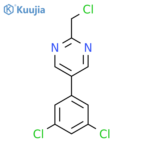 2-(Chloromethyl)-5-(3,5-dichlorophenyl)pyrimidine structure
