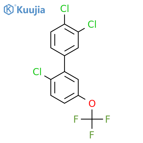 2'-Chloro-3,4-dichloro-5'-trifluoromethoxy-biphenyl structure