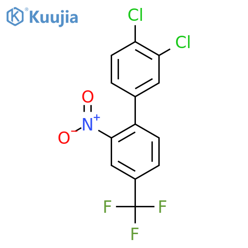 3,4-Dichloro-2'-nitro-4'-trifluoromethyl-biphenyl structure