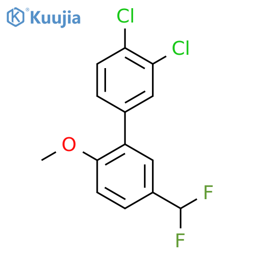 5'-Difluoromethyl-3,4-dichloro-2'-methoxy-biphenyl structure