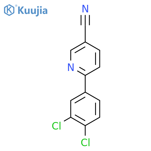 6-(3,4-Dichlorophenyl)nicotinonitrile structure