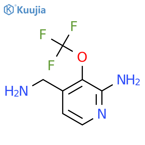 2-Amino-4-(aminomethyl)-3-(trifluoromethoxy)pyridine structure