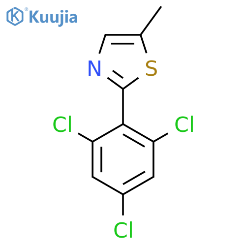 5-Methyl-2-(2,4,6-trichlorophenyl)thiazole structure