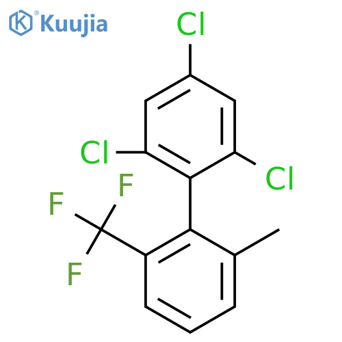 2'-Methyl-2,4,6-trichloro-6'-(trifluoromethyl)biphenyl structure