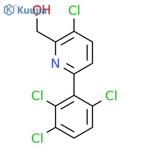 3-Chloro-6-(2,3,6-trichlorophenyl)pyridine-2-methanol structure