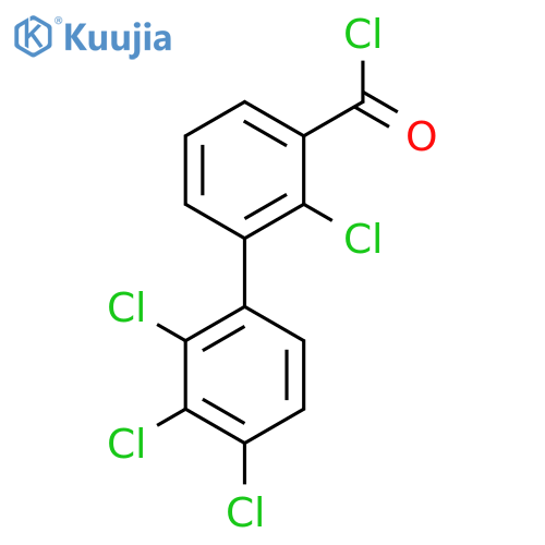 2,2',3',4'-Tetrachlorobiphenyl-3-carbonyl chloride structure