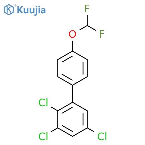 4'-(Difluoromethoxy)-2,3,5-trichlorobiphenyl structure
