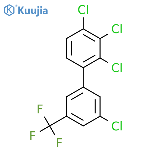 2,3,4,5'-Tetrachloro-3'-(trifluoromethyl)biphenyl structure