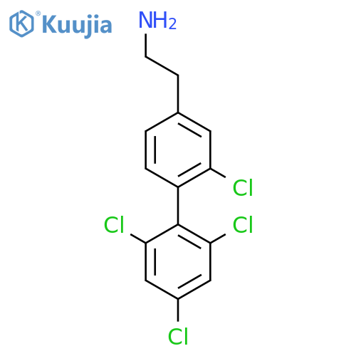 2,2',4',6'-Tetrachlorobiphenyl-4-ethylamine structure