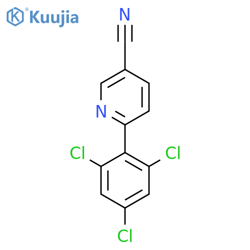 6-(2,4,6-Trichlorophenyl)nicotinonitrile structure