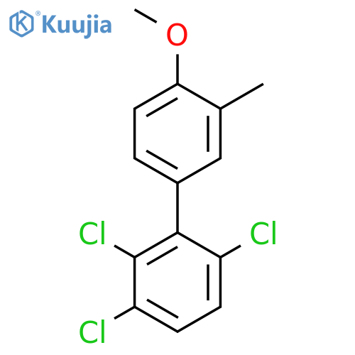 4'-Methoxy-3'-methyl-2,3,6-trichlorobiphenyl structure