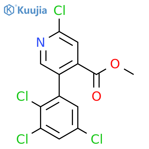 Methyl 2-chloro-5-(2,3,5-trichlorophenyl)isonicotinate structure